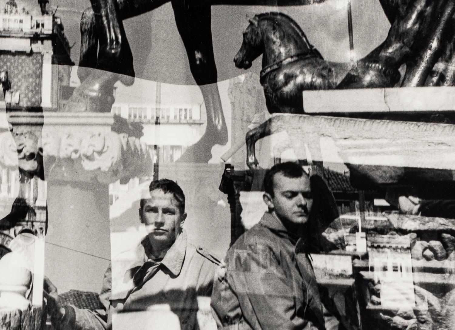 Robert Rauschenberg (1925-2008) Bob + Cy -- Venice, 1952