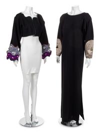 One Geoffrey Beene Top and One Dress, c.1983