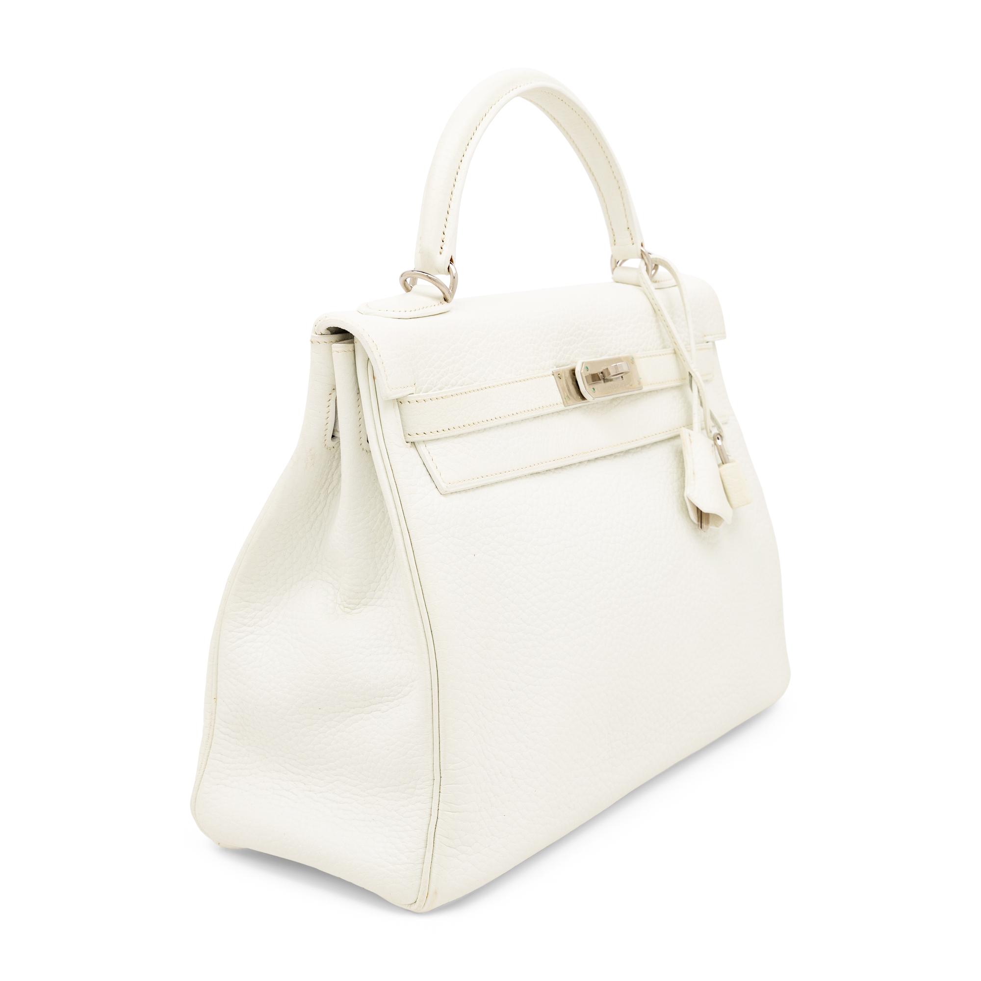 Hermès, Kelly Retourne 32 in White Clemence, 2004