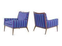 Pair of Directional Lounge Chairs, model 1322 Custom Craft, Inc., USA