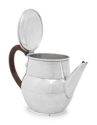 A Mexican Silver Teapot