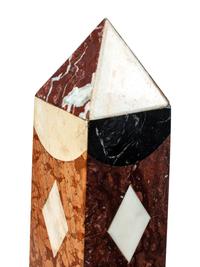 A Pair of Large Specimen Marble Obelisks