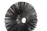 A Brutalist Metal Table-Top Sunburst Sculpture