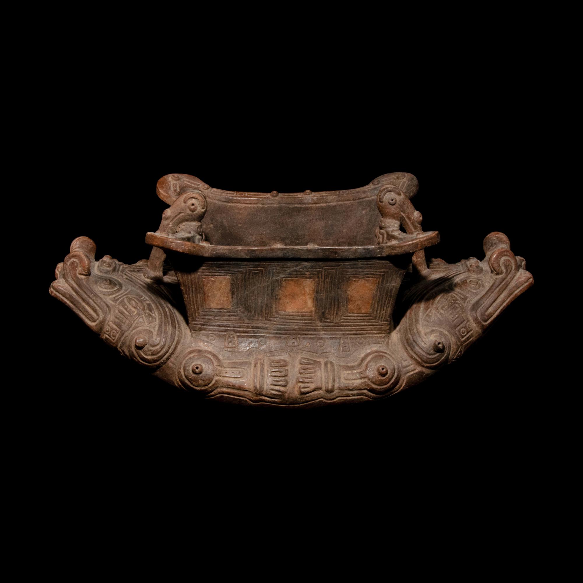 A Tairona Zoomorphic Vessel