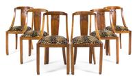 Art Deco, FIRST HALF 20TH CENTURY, a set of 6 dining chairs