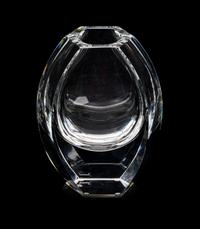 A Lalique Nude Figure Dish Height 8 3/8 inches