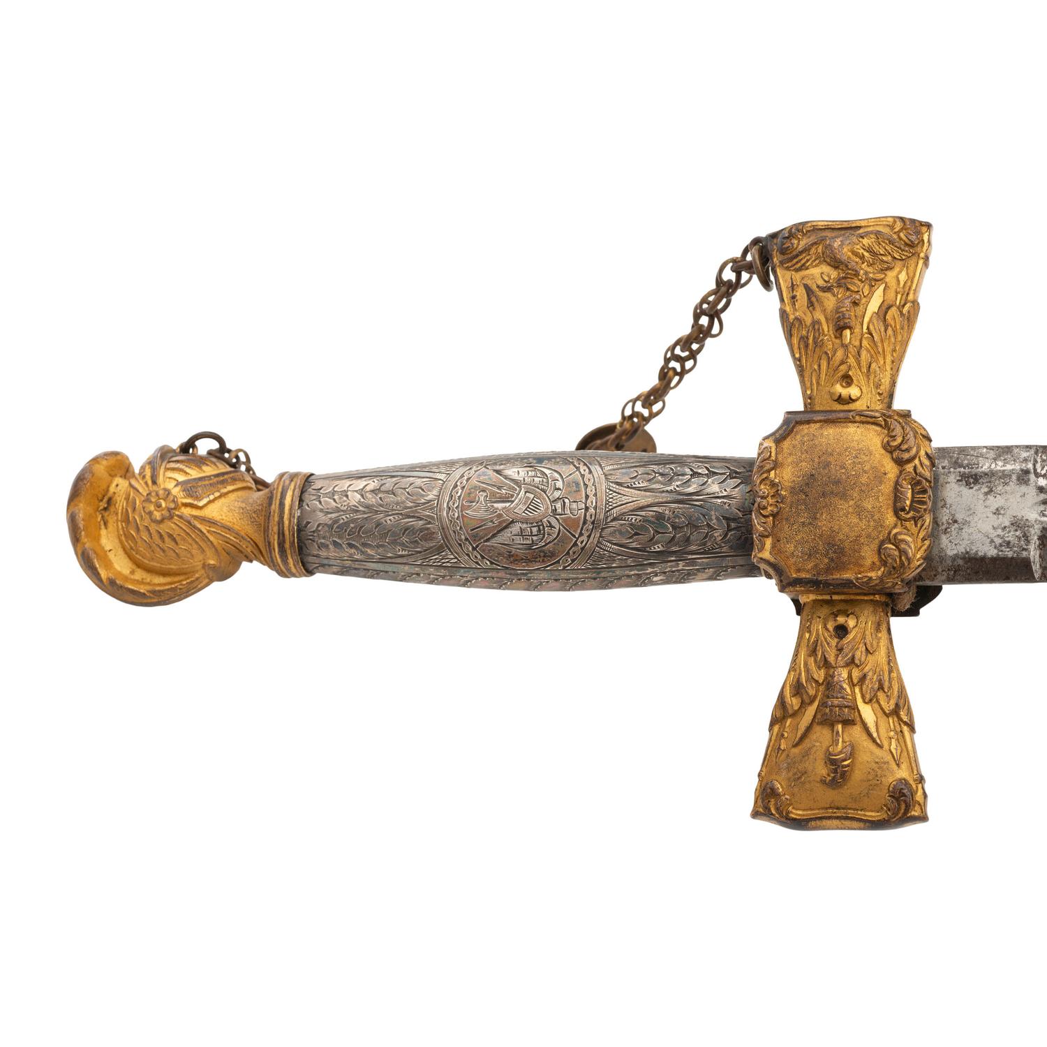 The Mexican American War Knight's Pommel Presentation Sword of Capt. Joseph A. Yard - 10th US Infantry
