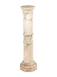 A Continental Marble Pedestal