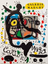 After Joan Miro, (Spanish, 1893-1983), Exhibition Poster for Cartons at Galerie Maeght, 1976
