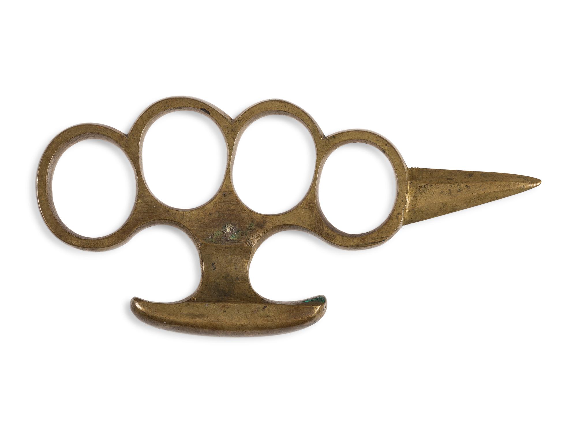 Civil War-period brass knuckles.