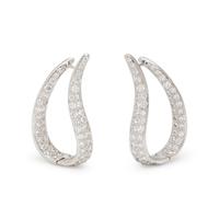 WHITE GOLD AND DIAMOND EARRINGS