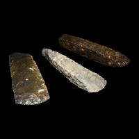 Three Neolithic Flint Axes