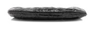 Nancy Gonzalez Black Crocodile Leather Clutch, 1980-90s