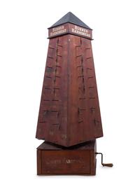 A Hohner Harmonica Rotating Table Display