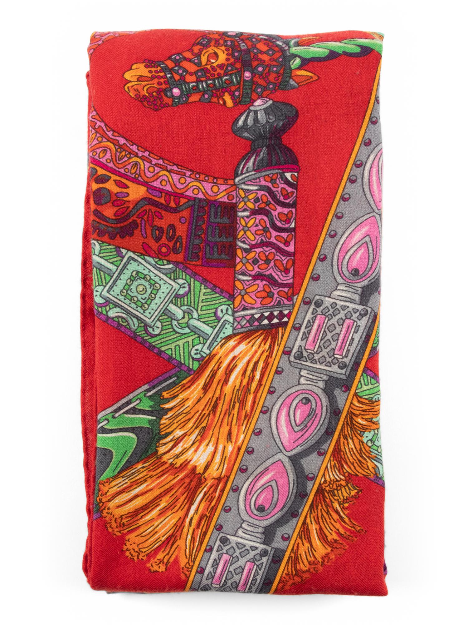 Hermès 140cm Cashmere/Silk Scarf, 'Le Songe de la Licorne'