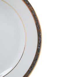 A Collection of Bernardaud Limoges Antinea Anthracite Porcelain Plates