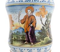 A Pair of Italian Faience Jars