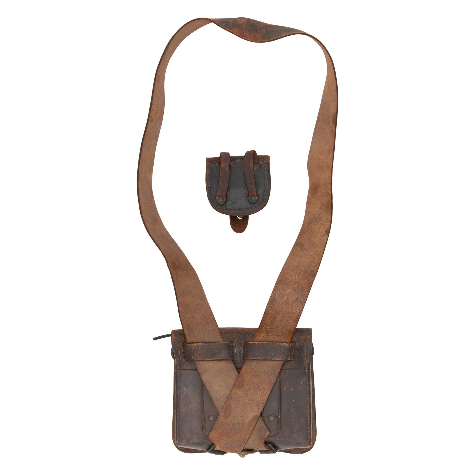 M.A. Baker Contract US Pattern of March 1864 Cartridge Box with Plate, Sling and Cap Pouch