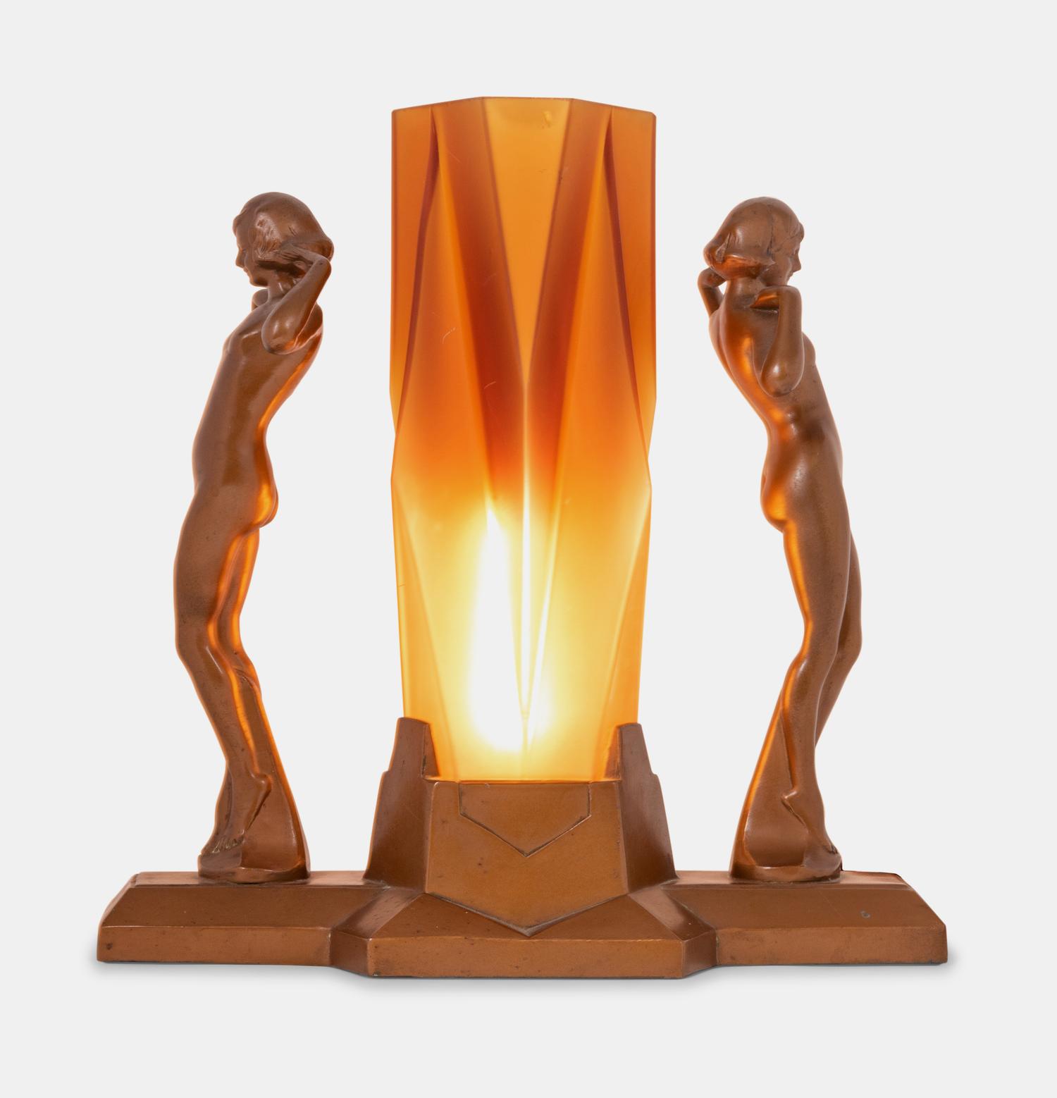 Figural Table Lamp by Nuart