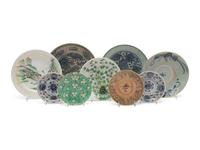 Nine Chinese Porcelain Plates