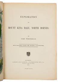 WHITEHEAD, John (1860-1899). The Exploration of Kina Balu, North Borneo. London: Gurney & Jackson, 1893. FIRST EDITION.
