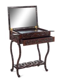 A Mother-of-Pearl Inlaid Hardwood Dresser