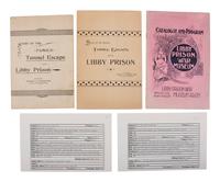 [CIVIL WAR]. Large group of imprints and research related to Union and Confederate POWs.