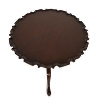 A George III Style Mahogany Tilt-Top Tea Table