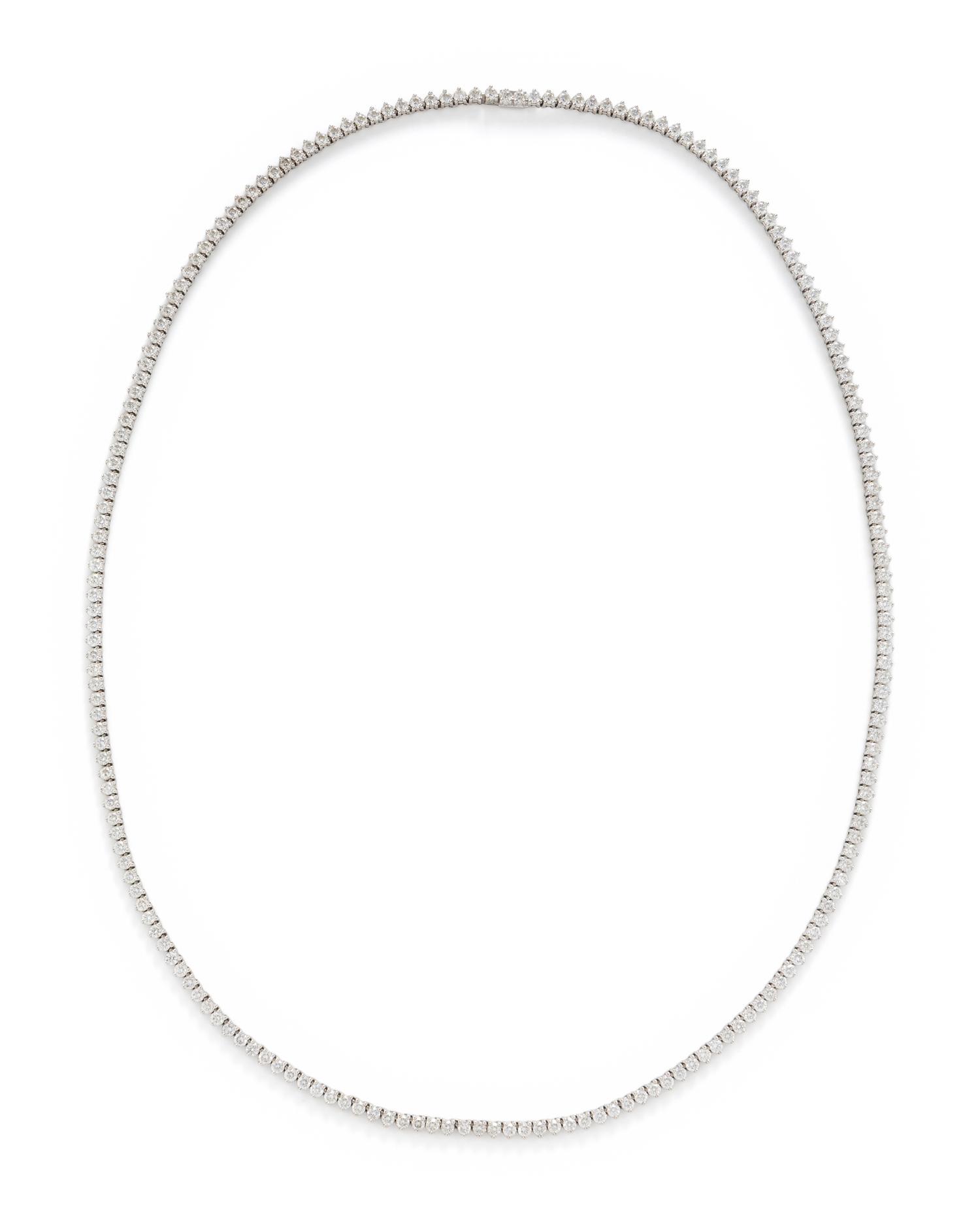 ROBERTO COIN, DIAMOND LINE NECKLACE