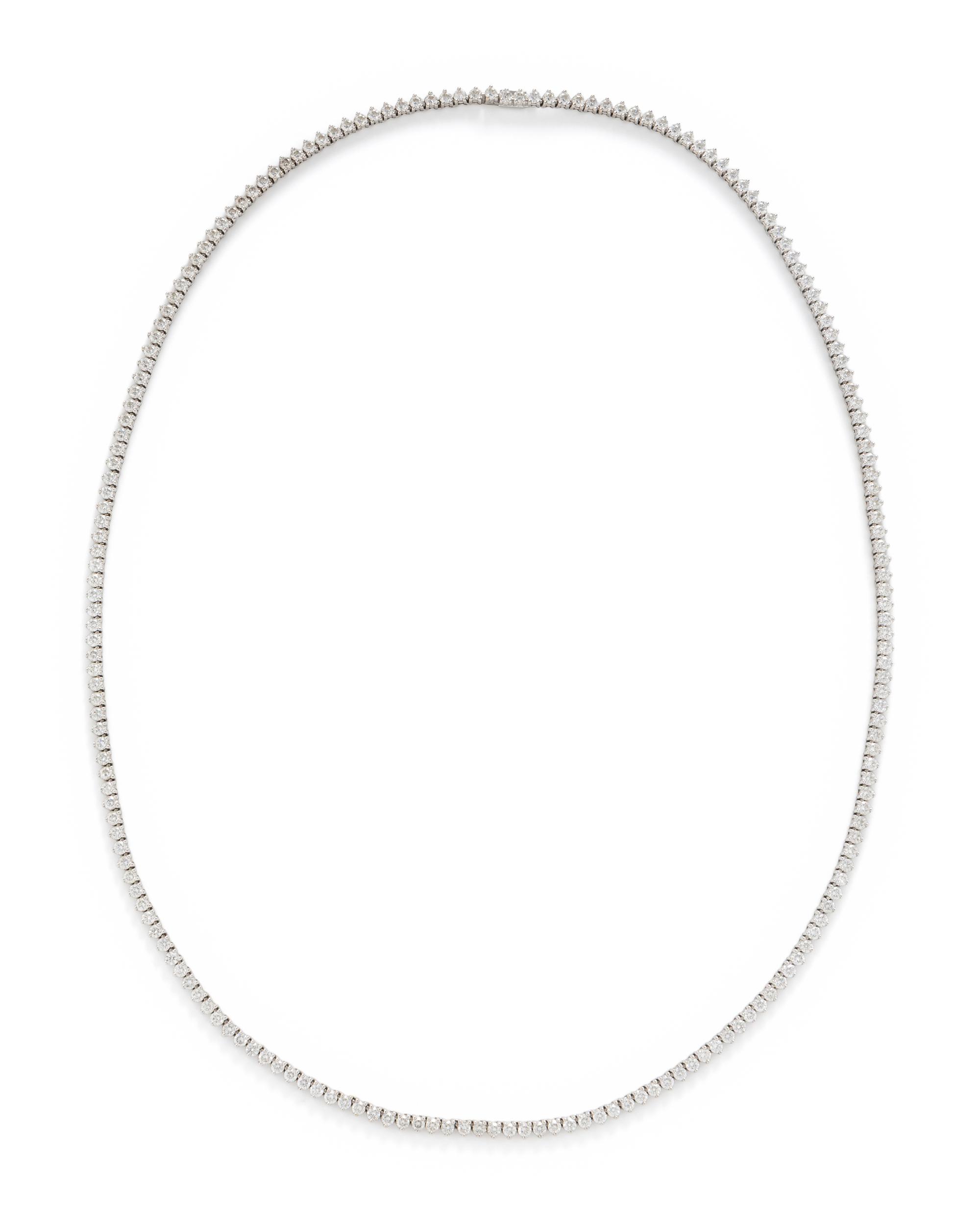 ROBERTO COIN, DIAMOND LINE NECKLACE
