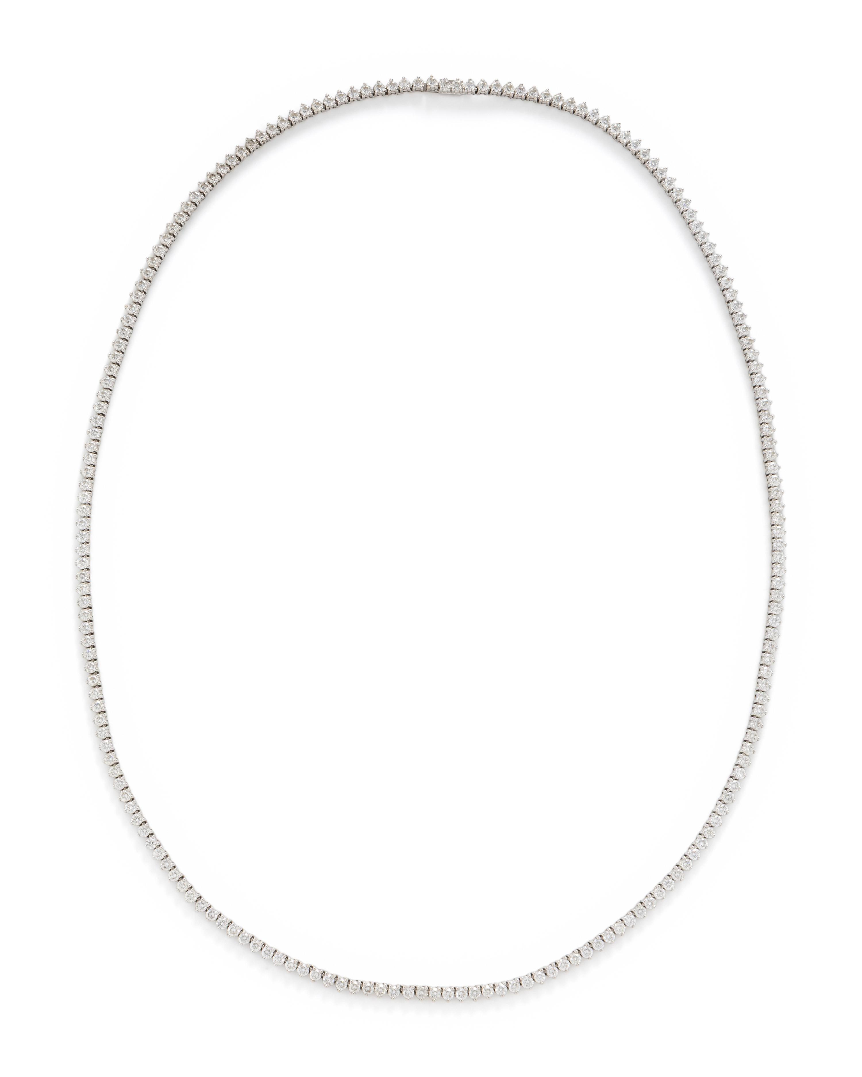 ROBERTO COIN, DIAMOND LINE NECKLACE