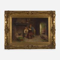 Francesco Bergamini (Italian, 1815–1883) A Lover's Gesture
