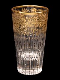 A Set of Thirty-Two Gilt-Decorated Glassware