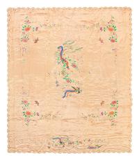 Six Chinese Embroidered Silk Panels