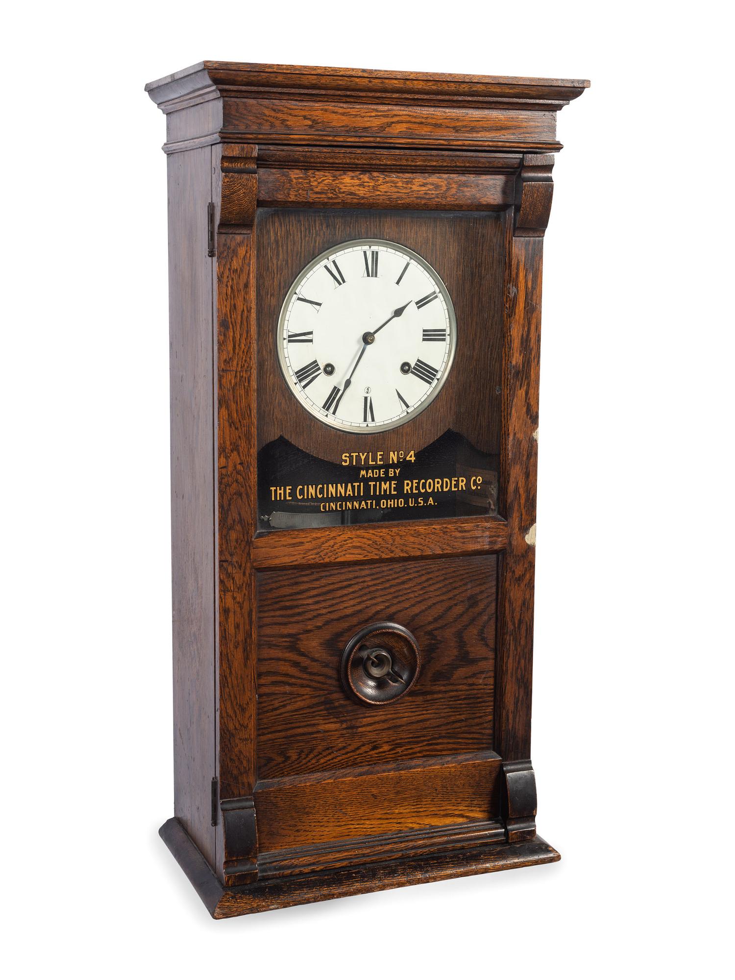 A Cincinnati Time Recorder Clock