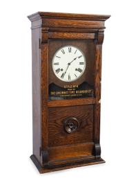 A Cincinnati Time Recorder Clock