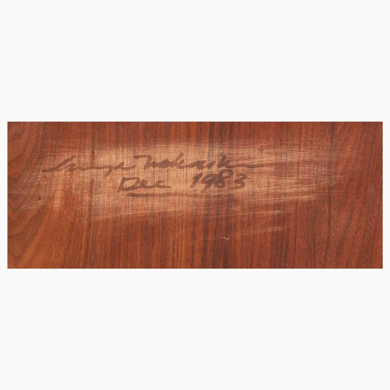 George Nakashima (American, 1905-1990) "Frenchman's Cove I" Dining Table, New Hope, Pennsylvania, 1983