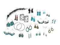 Southwestern-style Earrings and Bracelet