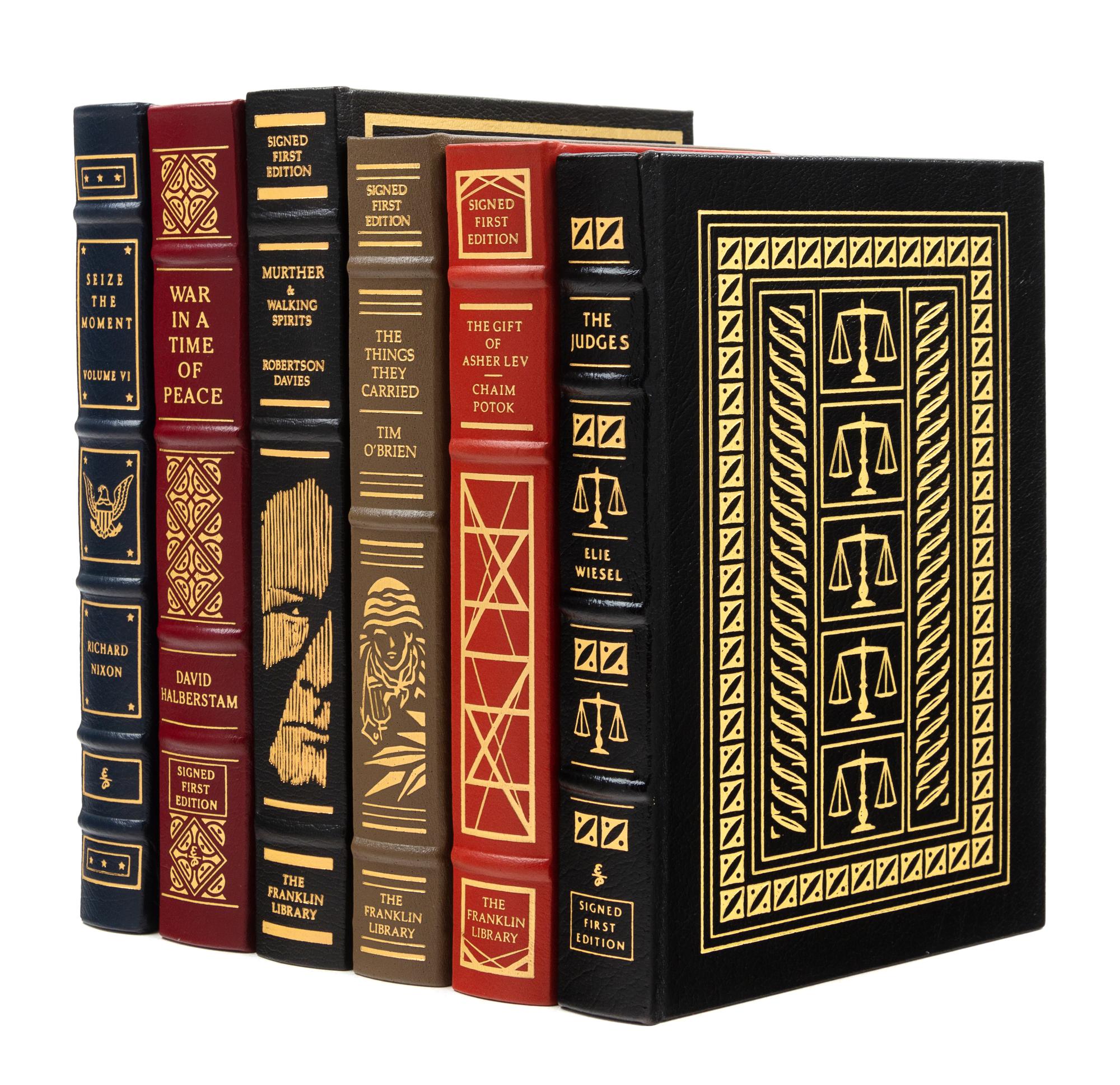 [FRANKLIN LIBRARY & EASTON PRESS]. A group of 6 works, all signed.
