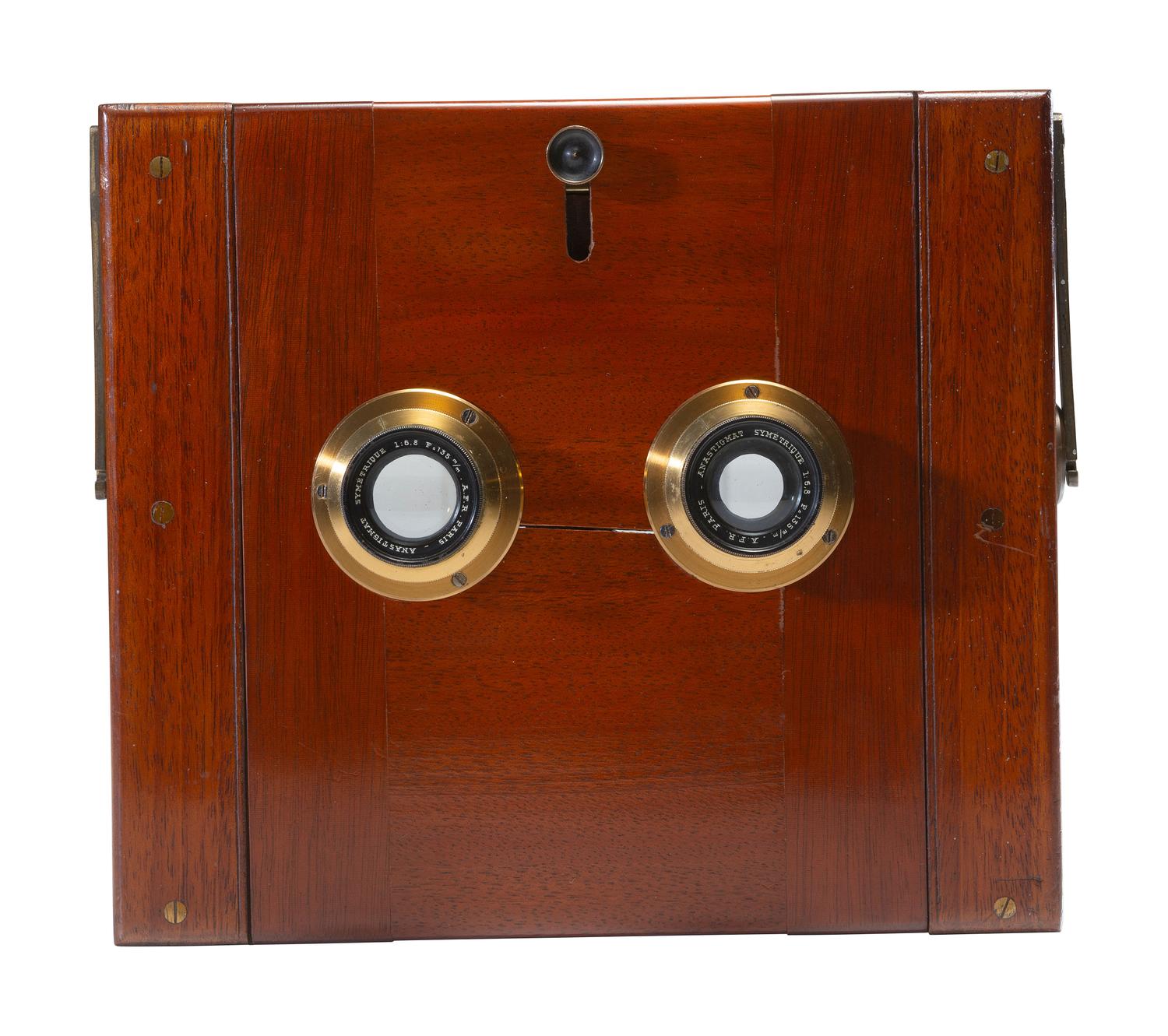 [CAMERAS]. Fallowfield Stereo Camera. Ca 1885-1890.