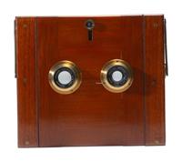 [CAMERAS]. Fallowfield Stereo Camera. Ca 1885-1890.