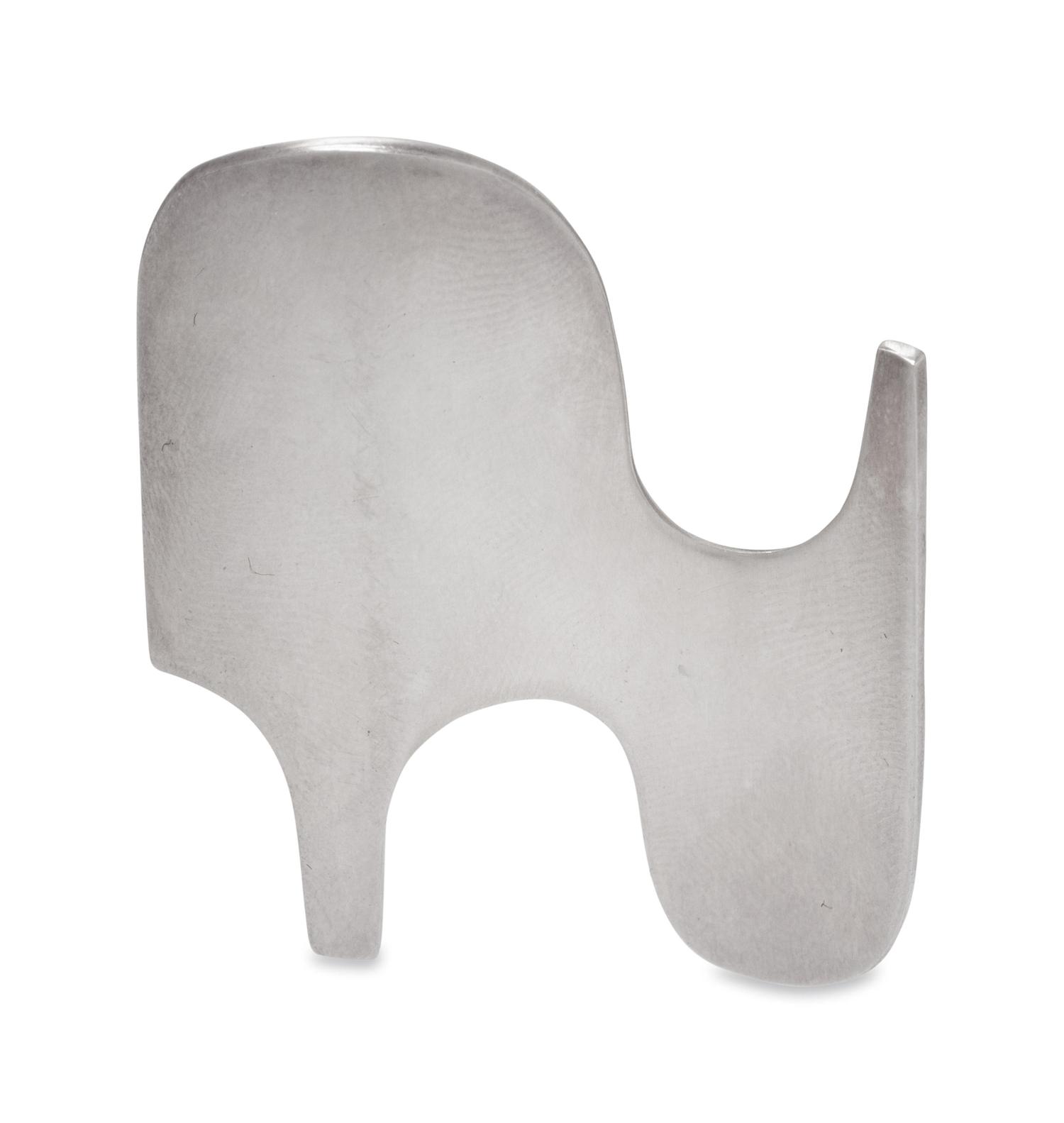 A Modernist Sterling Silver Brooch, Ibe Dalquist for Georg Jensen,
