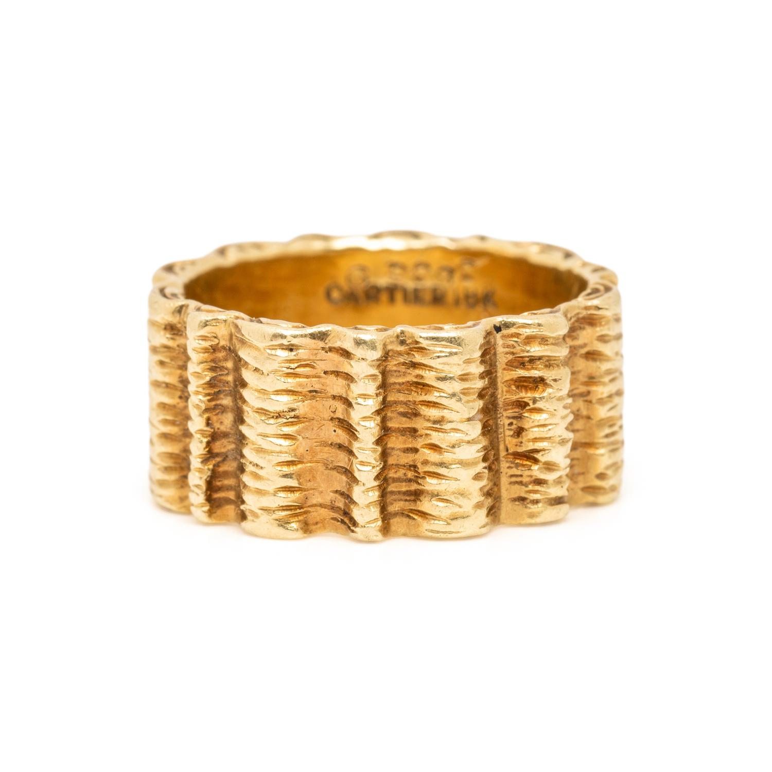 CARTIER, YELLOW GOLD BAND