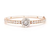 ANTIQUE, DIAMOND BANGLE BRACELET