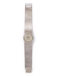 CORUM, 18K WHITE GOLD AND DIAMOND WRISTWATCH