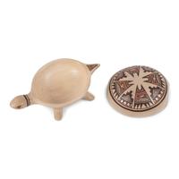 Lidded Pottery Turtle Jar