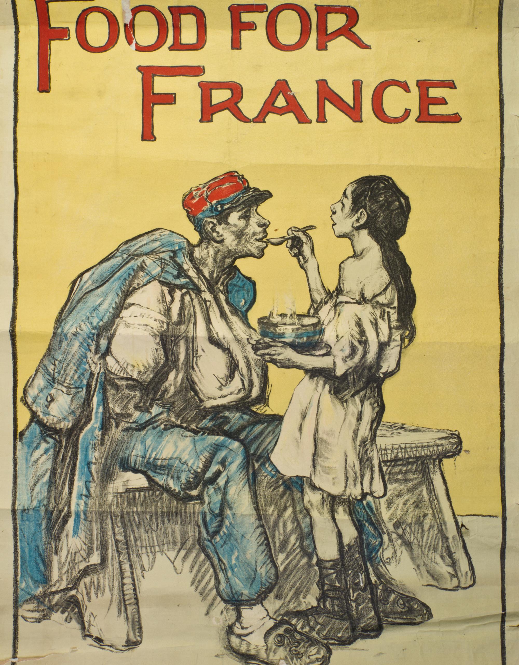 (WWI POSTERS) RAYER, HENRI. Three WWI propaganda posters, two by Henri Rayer.