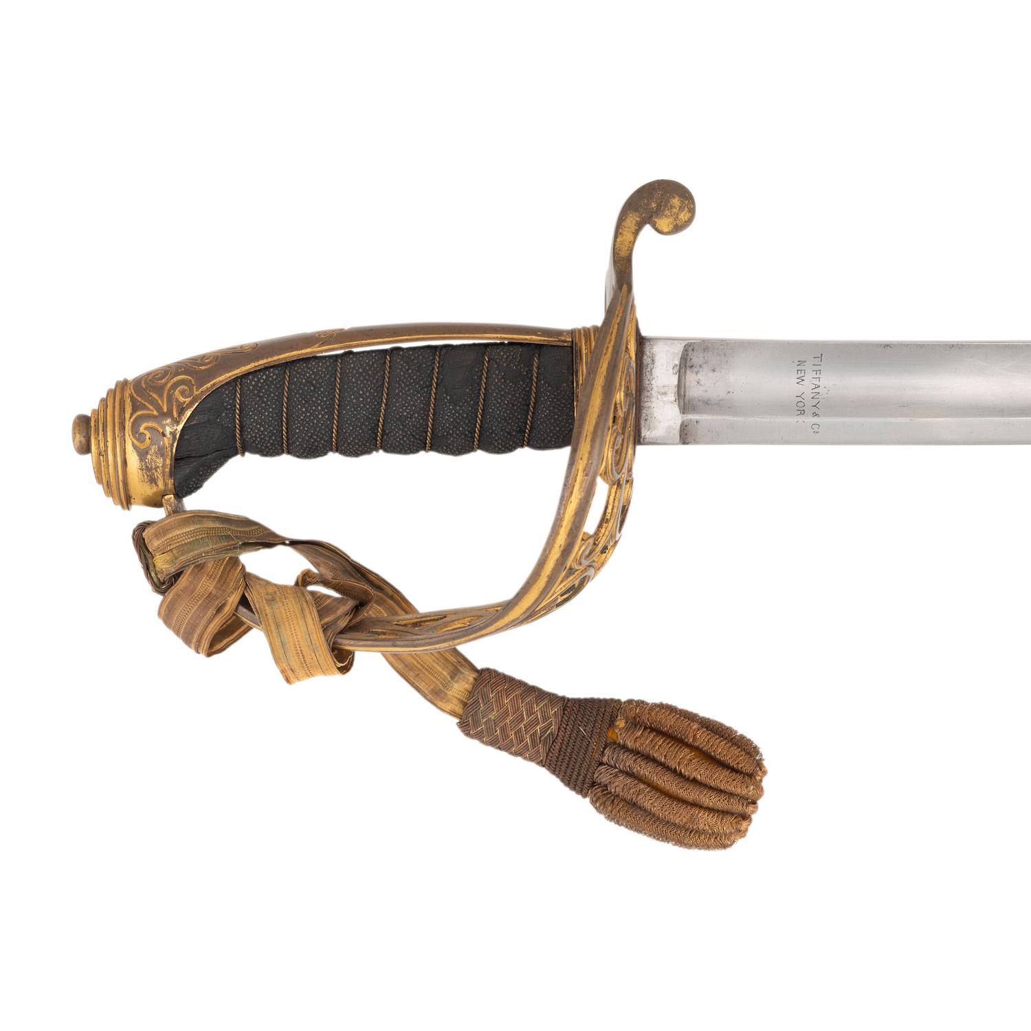 Tiffany Non-Regulation British Pattern 1822/54 Sword Inscribed to Captain Theodore Hamilton of the Richmond Guard (Co G 33rd NY Inf) and later Lt. Col. 62nd NY Inf. - WIA Marye's Heights, Spotsylvania & Winchester
