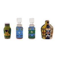 Paiute Beaded Bottles and Decanters