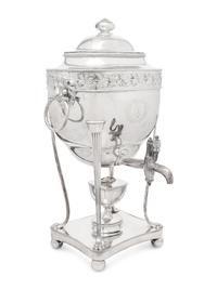 An English Silver-Plate Tea Urn